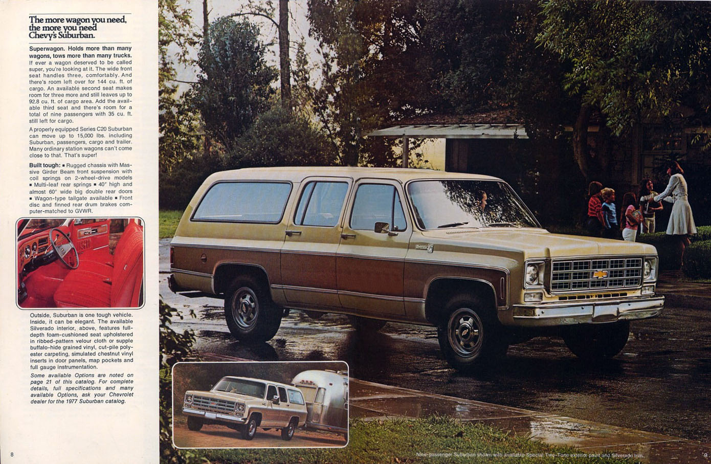 1977 Chevrolet Wagons Brochure Page 7